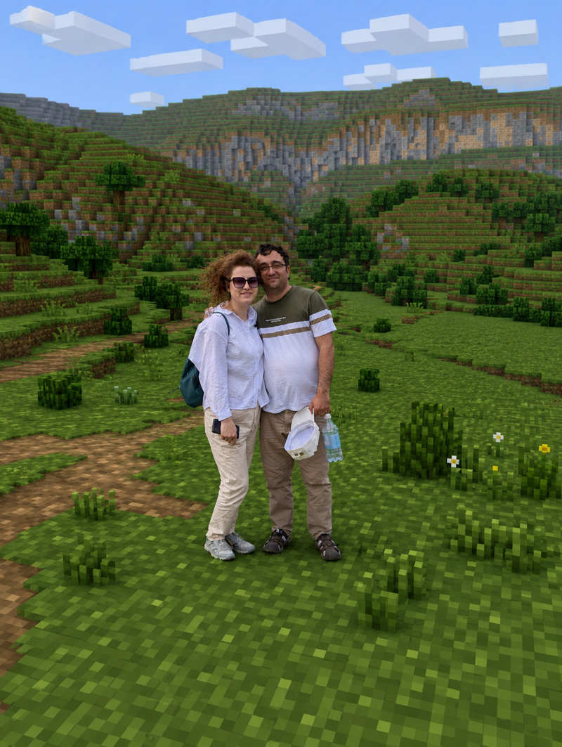 Minecraft — result example