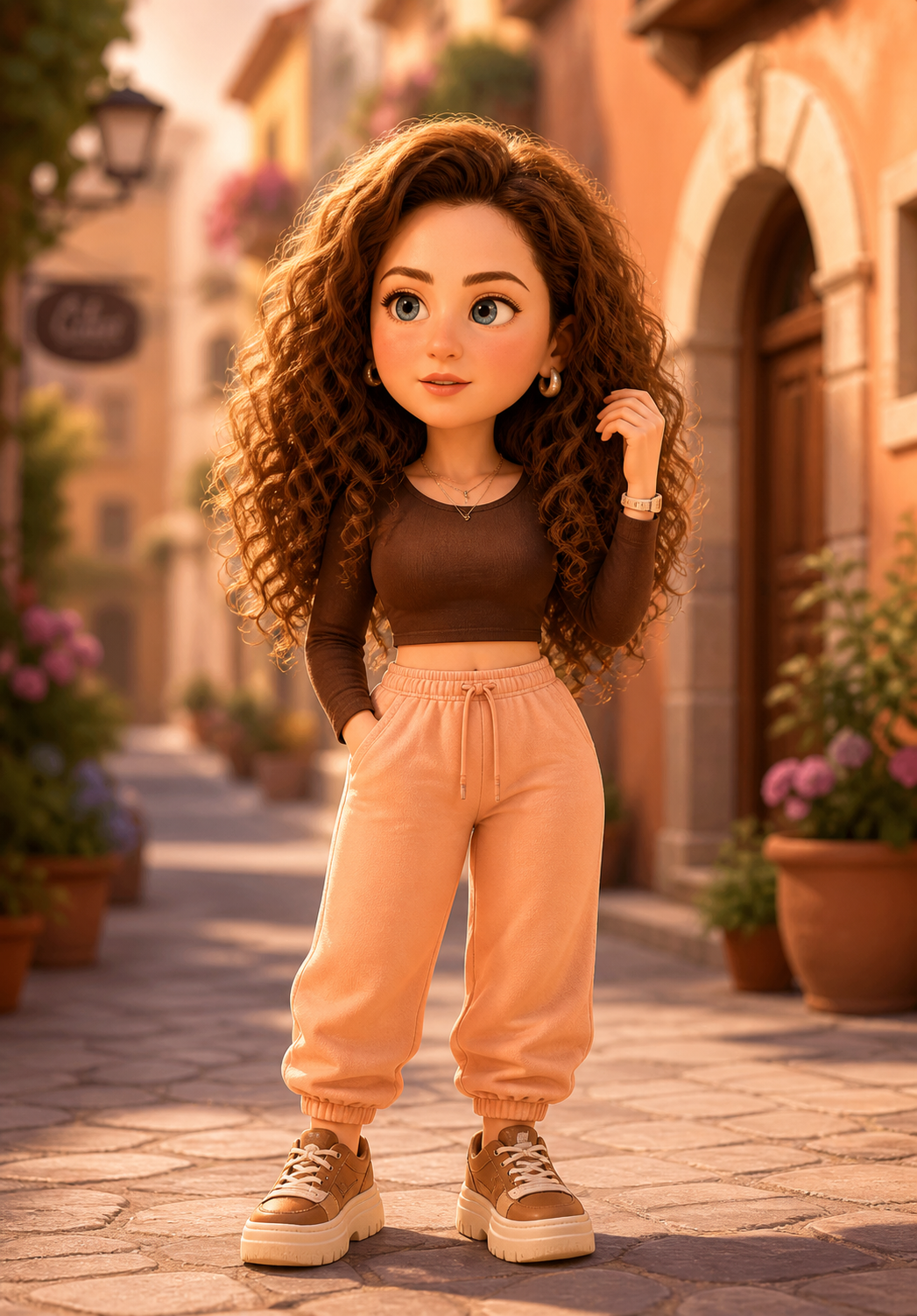 Cute 3D Render Character — result example